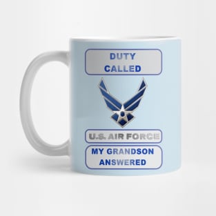 DutyCalledAirForce Grandson Mug